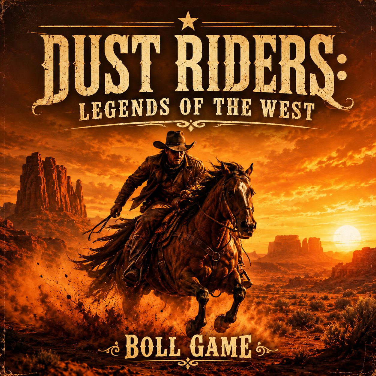 ปก DUST RIDERS LEGENDS OF THE WEST 1st Album
