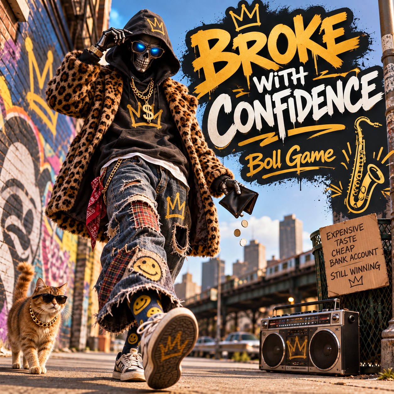 ปก BROKE WITH CONFIDENCE 1st Album
