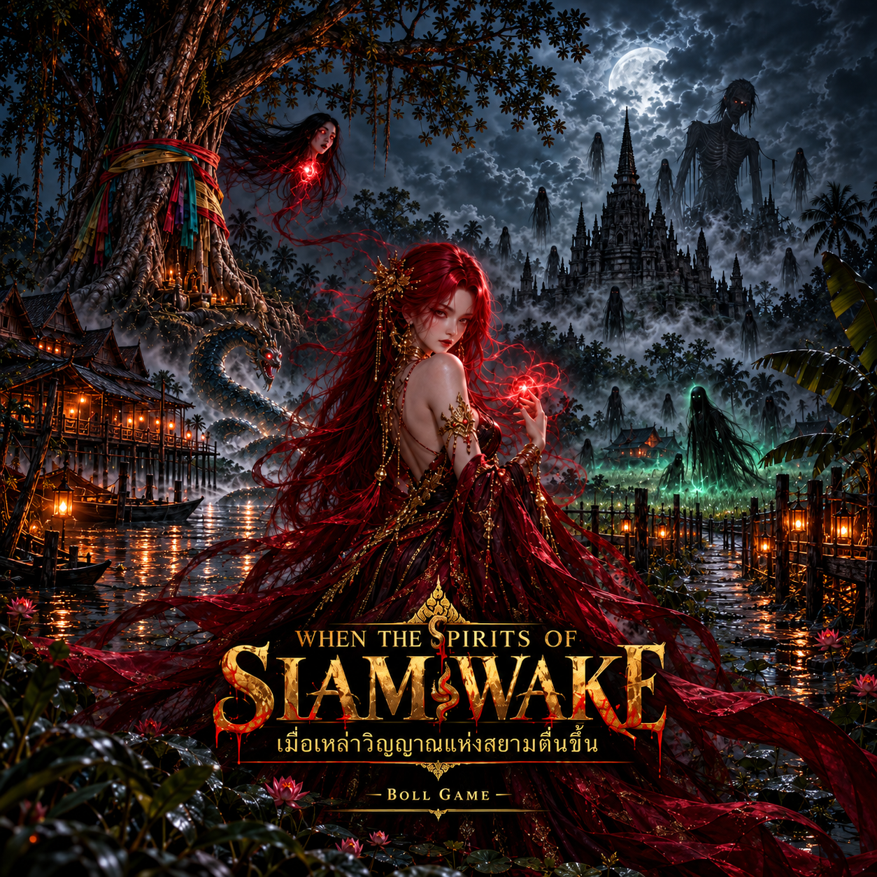 ปก WHEN THE SPIRITS OF SIAM WAKE เมื่อเหล่าวิญญาณแห่งสยามตื่นขึ้น 1st Album